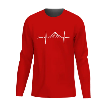 Heartbeat V1 Men Long Sleeve Shirt